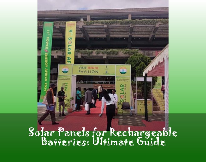 Solar Panels for Rechargeable Batteries: Ultimate Guide